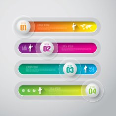 Infographics vector design template N49