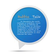 3D bubble talk frame N3