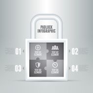 Padlock Infographic