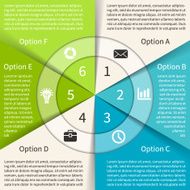 Modern vector info graphic for business project N31