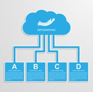 Vector cloud computing concept Modern design template