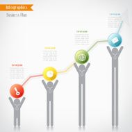 Business timeline infographics Vector illustration for banner