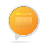 3D bubble talk frame N4