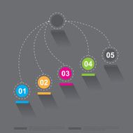 Modern time line design template N4