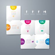 Infographics vector design template N54