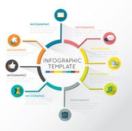 Modern Infographics circle N4