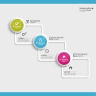 Comparative chart with templates for presentation N14