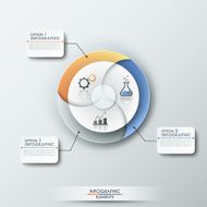 Modern infographics options banner N241