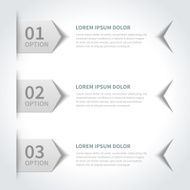 Vector paper lines and numbers design template