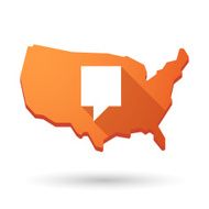 USA map icon with a tooltip