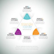 Triangle Circle Infographic