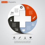 Modern vector template for your medical project N2