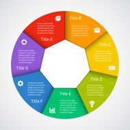 Modern vector info graphic for business project N42