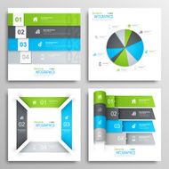 Set of Modern Infographics Elements N10