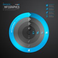 Abstract infographics N48