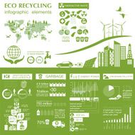 Environment ecology infographic elements Environmental risks N22