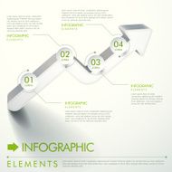 abstract flow chart infographics N2