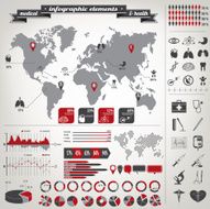 Medical and healthcare infographics N3