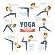 Yoga Poses Infographic Elements