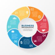 Circle infographic Diagram graph presentation N10