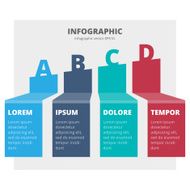 Abstract infographic chart N2