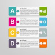 Puzzle piece infographics business concept N2