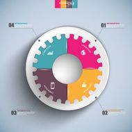 Infographics vector design template N70