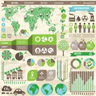 Eco & Pollution Infographic Elements