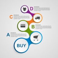 Abstract infographic in the form of metabolic Design elements N12