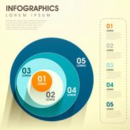 abstract circle infographics