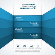 Minimal infographic template N12