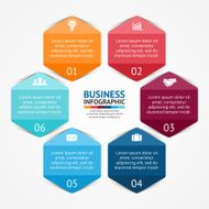 Business circle infographic diagram with options N11