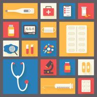 Medical icons vector set