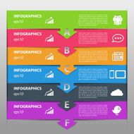 Info graphic Horizontal Bars ABC