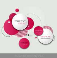 Vector Modern Design Circle template N13