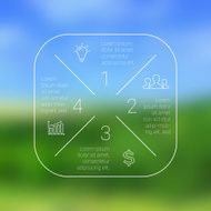 Circle line infographic Template for cycle diagram graph presentation and N8