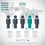 Business management strategy or human resource infographic N16