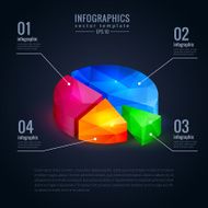 Business Infographics 3D style Vector illustration