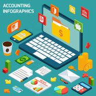 Accounting infographics set N3