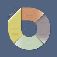 Infographics design template N9