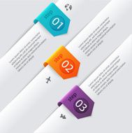 Vector colorful info graphics for your business presentations N44