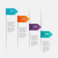 Vector colorful info graphics for your business presentations N45