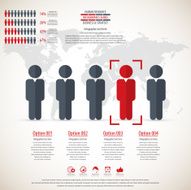 Business management strategy or human resource infographic N17