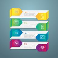 Infographic design template Business concept with 4 options