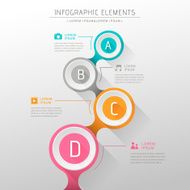 abstract flow chart infographics N3