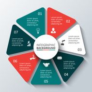 Vector circle element for infographic N15