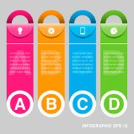 Infographics Cover Banner Design with Icons