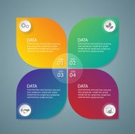 Infographic marketing icons Business concept with 4 options N2