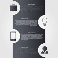 Vector abstract infographic Modern design template