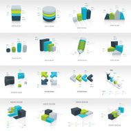 infographic template 4 color